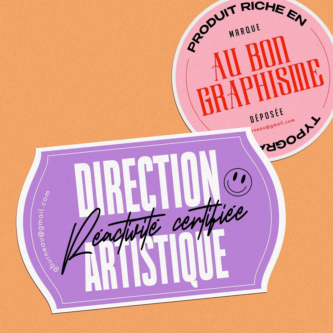 Stickers, Autopromotion (identité) par Guillaume Burneau, image 3