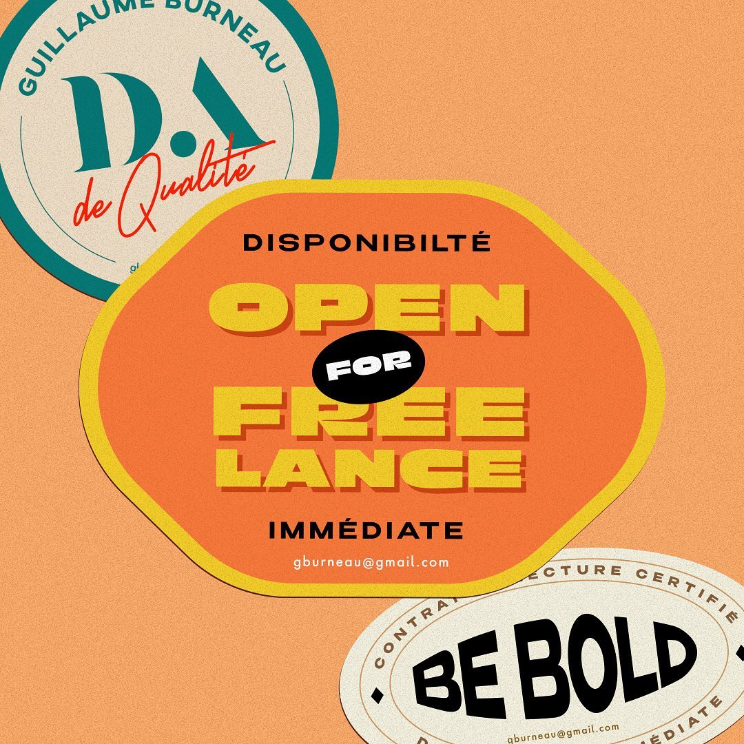 Stickers, Autopromotion (identité) par Guillaume Burneau, image 4